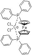 (1,1-双(二苯基膦)二茂铁)二氯化钴结构式_67292-36-8结构式