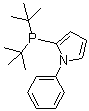 1-苯基-2-(二叔丁基膦)-1H-吡咯结构式_672937-61-0结构式