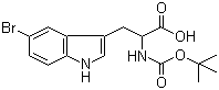 Boc-5-溴-DL-色氨酸结构式_67308-26-3结构式