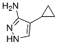 3-Amino-4-cyclopropyl-1H-pyrazole Structure,673475-74-6Structure
