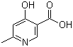 4-羟基-6-甲基烟酸结构式_67367-33-3结构式