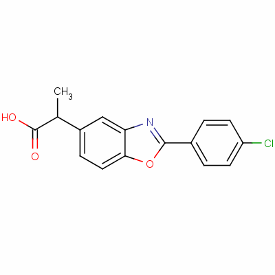 苯噁洛芬结构式_67434-14-4结构式