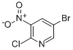 5-Bromo-2-chloro-3-nitropyridine Structure,67443-38-3Structure