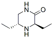 (3r,5r)-(9ci)-3,5-二乙基哌嗪酮结构式_674792-17-7结构式