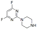 (9CI)-4,6-二氟-2-(1-哌嗪)-嘧啶结构式_675588-43-9结构式