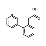 2-(3-吡啶)苯乙酸结构式_675602-63-8结构式