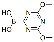 (9ci)-(4,6-二甲氧基-1,3,5-噻嗪-2-基)-硼酸结构式_675880-39-4结构式