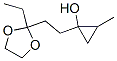 (9ci)-1-[2-(2-乙基-1,3-二氧杂烷-2-基)乙基]-2-甲基-环丙醇结构式_676168-83-5结构式