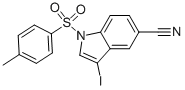 3-Iodo-1-tosyl-1h-indole-5-carbonitrile Structure,676273-39-5Structure