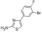 4-(3-Bromo-4-fluorophenyl)thiazol-2-ylamine Structure,676348-24-6Structure
