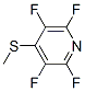 (9CI)-2,3,5,6-四氟-4-(甲基硫代)-吡啶结构式_67644-45-5结构式