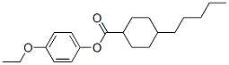 Cyclohexanecarboxylic acid, 4-pentyl-, 4-ethoxyphenyl ester Structure,67679-63-4Structure
