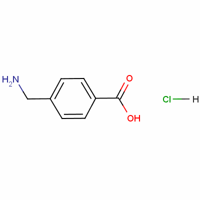 4-(氨基甲基)苯甲酸盐酸盐结构式_67688-72-6结构式