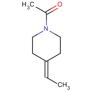 (9ci)-1-乙酰基-4-亚乙基-哌啶结构式_67727-82-6结构式