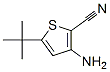 3-氨基-5-叔丁基噻吩-2-甲腈结构式_677277-39-3结构式