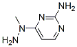 (9ci)-6-(1-甲基肼基)-2-嘧啶胺结构式_67873-59-0结构式