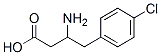 3-氨基-4-(4-氯苯基)丁酸结构式_678969-20-5结构式