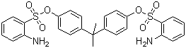 2-Aminobenzenesulfonic acid (1-methylethylidene)di-4,1-phenylene ester Structure,68015-60-1Structure