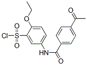 5-(4-乙酰苄氨基)-2-乙氧基苯磺酰氯结构式_680618-04-6结构式