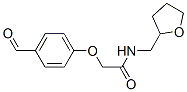 2-(4-Formylphenoxy)-N-(tetrahydrofuran-2-ylmethyl)acetamide Structure,680992-22-7Structure