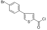 4-(4-Bromophenyl)thiophene-2-carbonyl chloride Structure,681260-49-1Structure