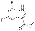 5,7-Difluoro-3-indolecarboxylic acid methyl ester Structure,681288-42-6Structure