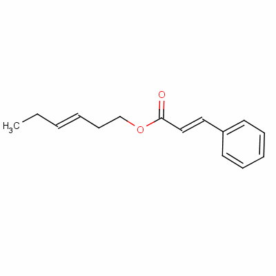 3-苯基-2-丙烯酸 (3Z)-3-己烯-1-基酯结构式_68133-75-5结构式