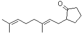 2-(3,7-二甲基-2,6-辛二烯)环戊酮结构式_68133-79-9结构式