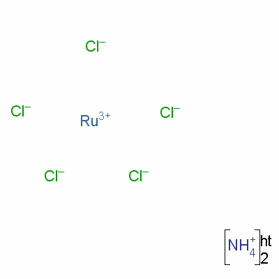 水合五氯钌酸铵结构式_68133-88-0结构式