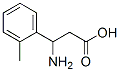 3-氨基-3-(2-甲基苯基)丙酸结构式_68208-16-2结构式