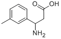 3-氨基-3-间甲苯丙酸结构式_68208-17-3结构式