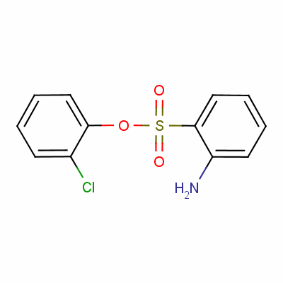 2-氨基苯磺酸 2-氯苯基酯结构式_68227-70-3结构式