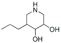 3,4-Piperidinediol, 5-propyl-(9ci) Structure,682331-10-8Structure