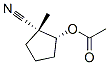 (1r,2r)-(9ci)-2-(乙酰基氧基)-1-甲基-环戊烷甲腈结构式_682746-81-2结构式