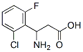 3-氨基-3-(2-氯-6-氟苯基)丙酸结构式_682803-80-1结构式