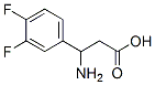 3-氨基-3-(3,4-二氟苯基)-丙酸结构式_682804-05-3结构式