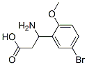 3-氨基-3-(5-溴-2-甲氧基苯基)-丙酸结构式_682804-26-8结构式