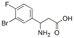 3-氨基-3-(3-溴-4-氟苯基)-丙酸结构式_682804-41-7结构式