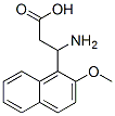3-氨基-3-(2-甲氧基-1-萘)-丙酸结构式_682804-59-7结构式