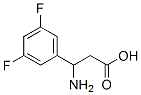 3-氨基-3-(3,5-二氟苯基)-丙酸结构式_682804-73-5结构式