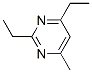 (9CI)-2,4-二乙基-6-甲基嘧啶结构式_68290-89-1结构式