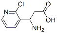 3-氨基-3-(2-氯-3-吡啶)-丙酸结构式_683219-98-9结构式