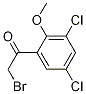 2-溴-1-(3,5-二氯-2-甲氧基苯基)乙酮结构式_683274-78-4结构式