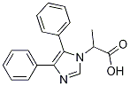 Alpha-甲基-4,5-二苯基- 1H-咪唑-1-乙酸结构式_68341-89-9结构式