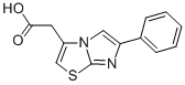 (6-Phenylimidazo[2,1-b][1,3]thiazol-3-yl)acetic acid Structure,68347-91-1Structure