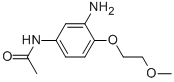 3-氨基-4-甲氧乙氧基乙酰替苯胺结构式_68385-79-5结构式