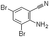 2-氨基-3,5-二溴苯甲腈结构式_68385-95-5结构式