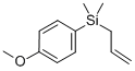 Allyl(4-methoxyphenyl)dimethylsilane Structure,68469-60-3Structure