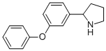 2-(3-Phenoxyphenyl)-pyrrolidine Structure,68548-75-4Structure