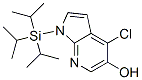 1H-Pyrrolo[2,3-b]pyridin-5-ol, 4-chloro-1-[tris(1-methylethyl)silyl]- Structure,685513-98-8Structure
